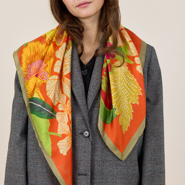 BOUQUET tørklæde, caramel, Bella Ballou