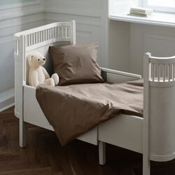 SUPIMA PERCALE baby- og juniorsengetøj, walnut, Georg Jensen Damask
