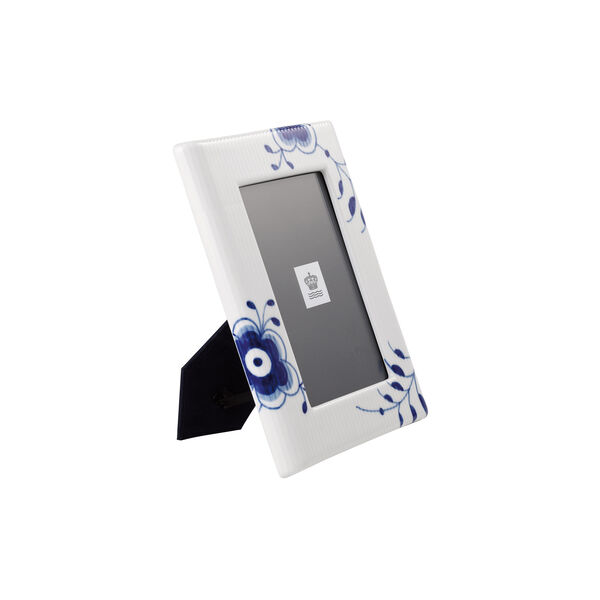 Blå Mega Riflet billedramme, Royal Copenhagen