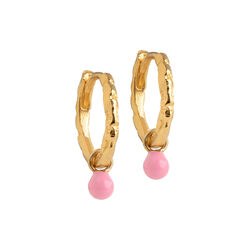Belle hoops, light pink, ENAMEL Copenhagen