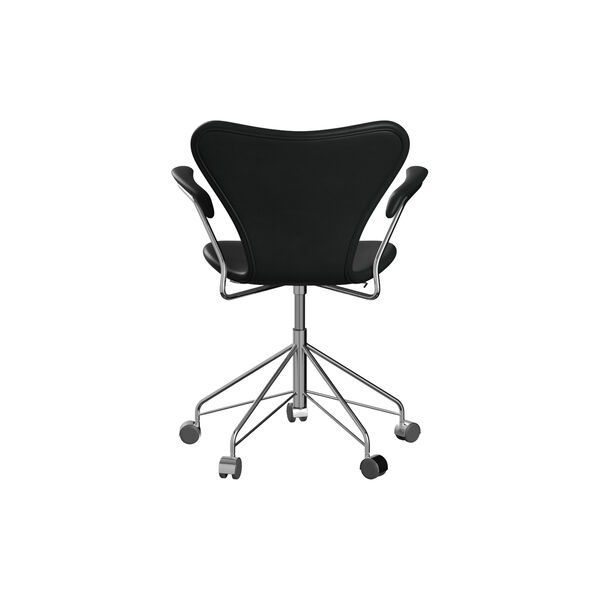 Serie 7&trade; 3217 fuldpolstret kontorstol, Grace Black, Fritz Hansen