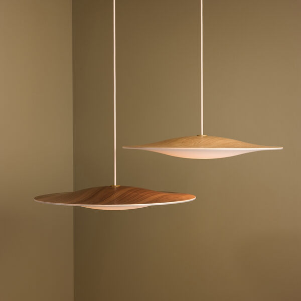 Sinus Wood 550P Pendant, oak, Piet Hein