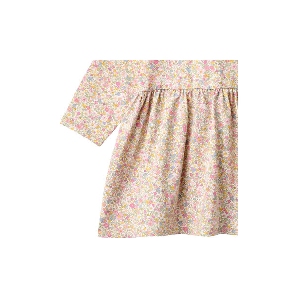Jersey Dress L/S Sessa, blush flower meadow, Wheat