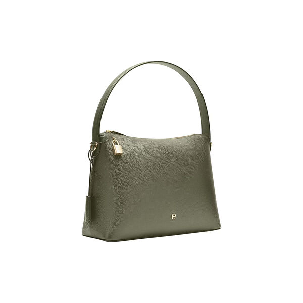 Delia Hobo Bag M, moss green, Aigner