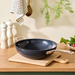 Ceramic wokpande &Oslash; 30 cm, Le Creuset