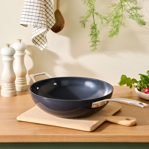Ceramic wokpande &Oslash; 30 cm, Le Creuset