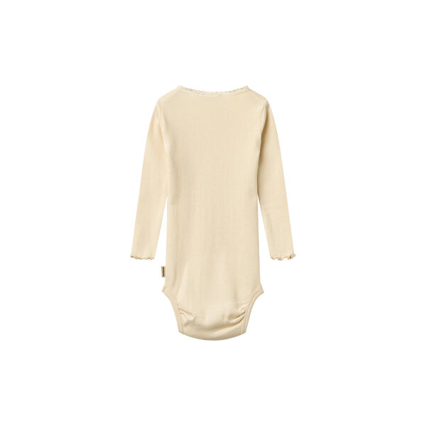 Rib Body L/S Lotta, barely apricot, Wheat