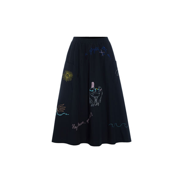 Nima Skirt, black, HUNK&Oslash;N