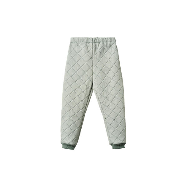 Thermo Pants Alex, green stripe, Wheat