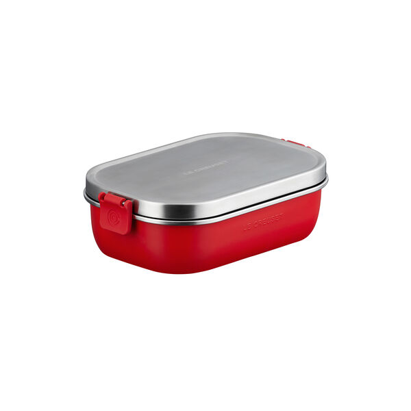 Madkasse, cerise, Le Creuset