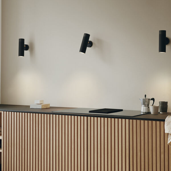Patrone Wall Lamp, brown/brass, Thorup Copenhagen
