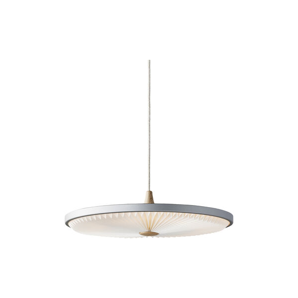 Soleil pendel med standardsk&aelig;rm, silver cloud/eg, LE KLINT