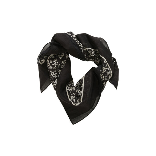LouiPW Scarf, black mini flower, Part Two
