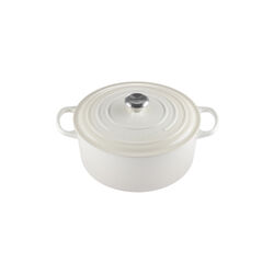 Signature rund st&oslash;bejernsgryde &Oslash; 28 cm, meringue, Le Creuset
