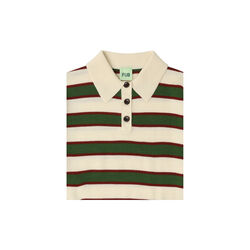 Striped Polo, ecru, FUB