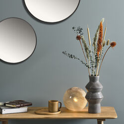 Rost vase, m&oslash;rkebl&aring;, Villa Collection