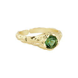 Cammi Ring, oily green, Pure by Nat
