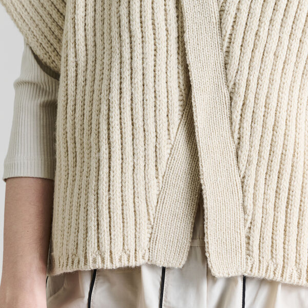 Nitto højhalset bluse, ivory, BITTE KAI RAND