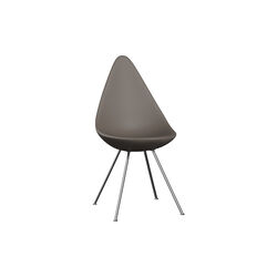 Dr&aring;ben&trade; 3110 stol, deep clay/krom, Fritz Hansen