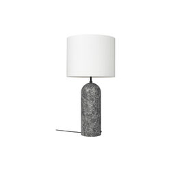 Gravity XL Floor Lamp, grey marble/white, GUBI
