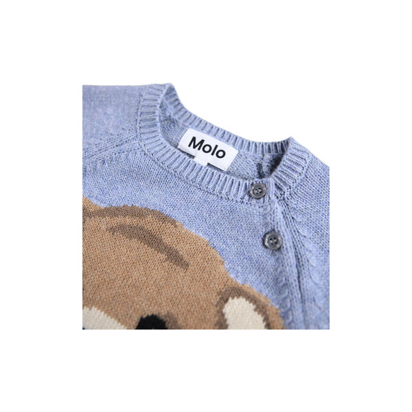 Bless cardigan, toy bear, Molo