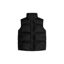 Boxy Puffer Vest, black Boxy Puffer Vest, black, Rains