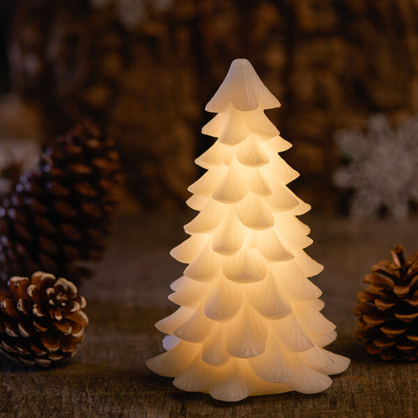 Carla juletr&aelig;, hvid, Sirius Home