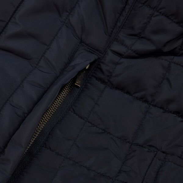 Vest Quilted Zip Nylon, navy, Stenströms