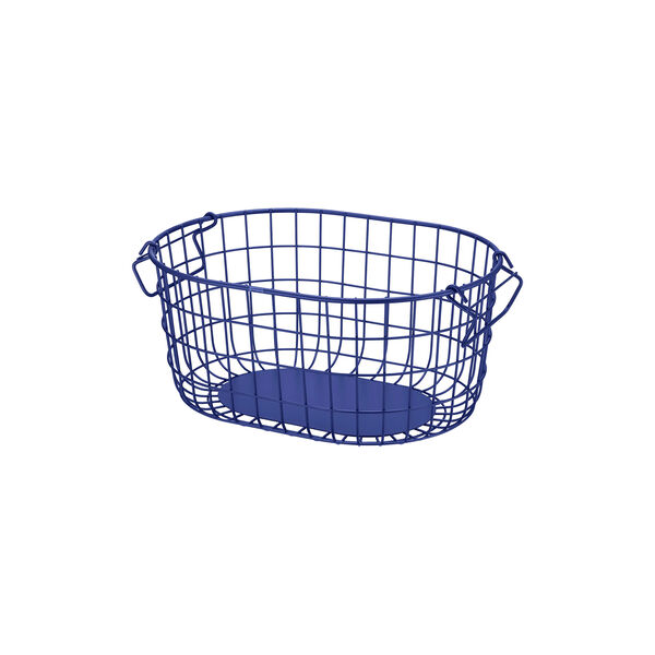 KAGO Opbevaringskurv Rund M, mazarine blue, Blomus