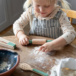 K&oslash;kkenredskabss&aelig;t, sage green, Sebra