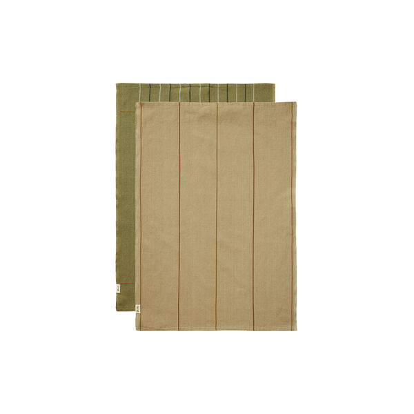 Ito Viskestykkes&aelig;t, seaweed/flax, Ferm Living