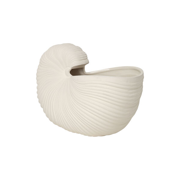 Shell Vase, off white, Ferm Living