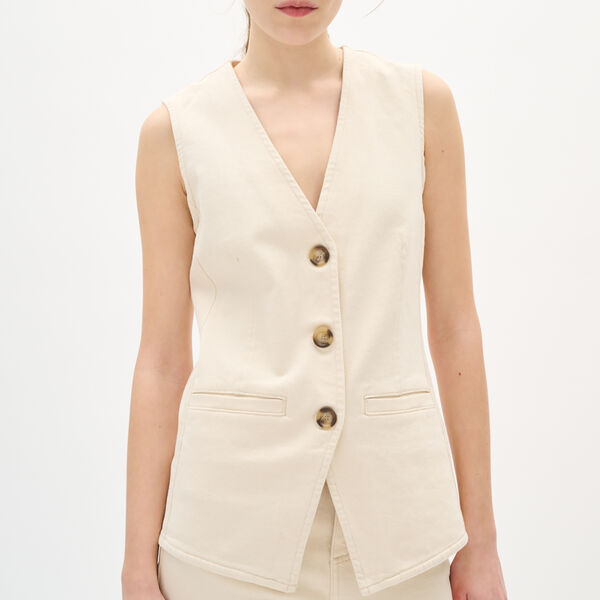 BaccaIW Waistcoat, ecru, InWear