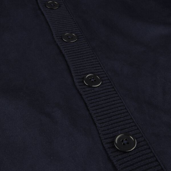 Cardigan Knitted Hybrid Buttoned Alcantara, navy, Stenstr&ouml;ms