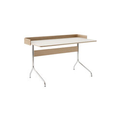Pavilion Desk AV17 skrivebord, mushroom/oak, &Tradition