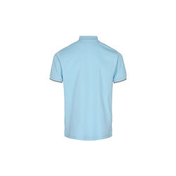 Harvey Polo SS Tee, skye blue, MOS MOSH Gallery