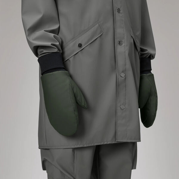 Alta Puffer Mittens, green, Rains