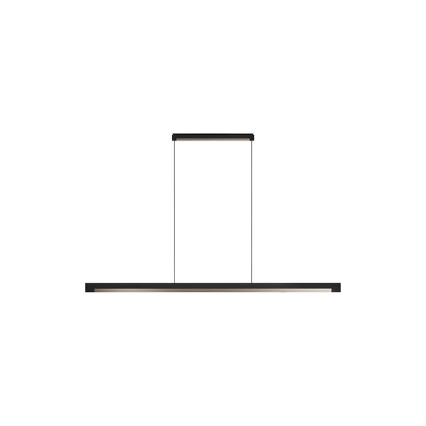 INLAY S1400 LINEAR pendel, matt black/satin gold, LIGHT-POINT