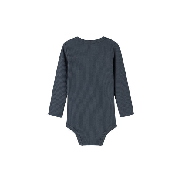 Plain Body LS bodystocking, blue, MarMar Copenhagen