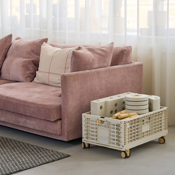 Hjul til opbevaringskasse, honey yellow Hjul til opbevaringskasse, honey yellow, MODU