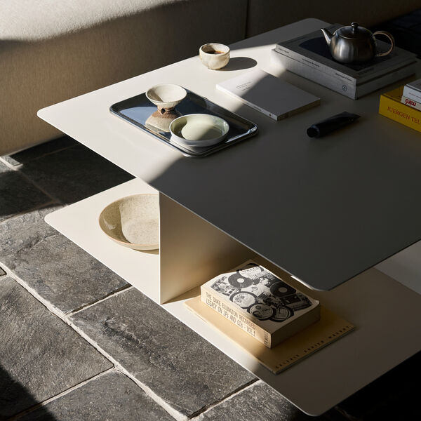 Develius Coffee Table EV3, ivory, &Tradition