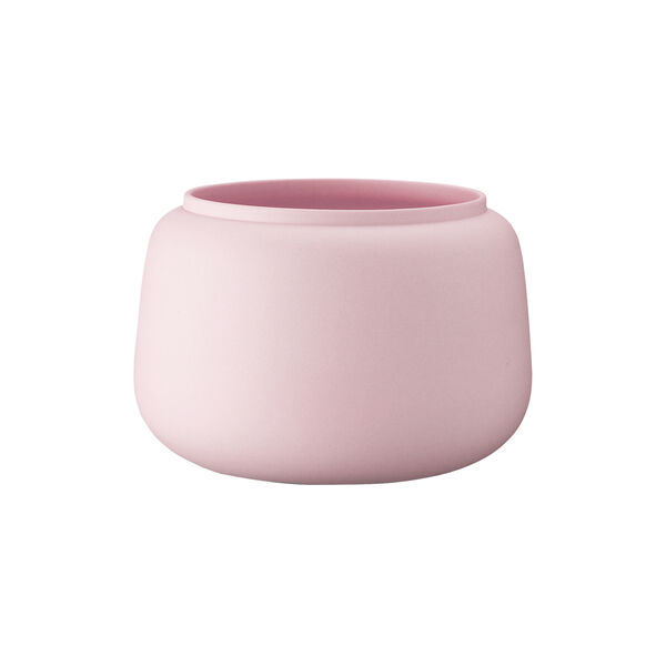 Klassisk vase bred lille, gammelrosa, Ditte Fischer Copenhagen