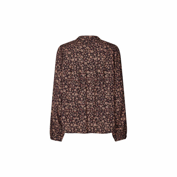 NickyLL Shirt LS, dark mokka, Lollys Laundry