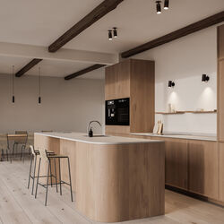 Noel Counter Chair, black/nature, Thorup Copenhagen