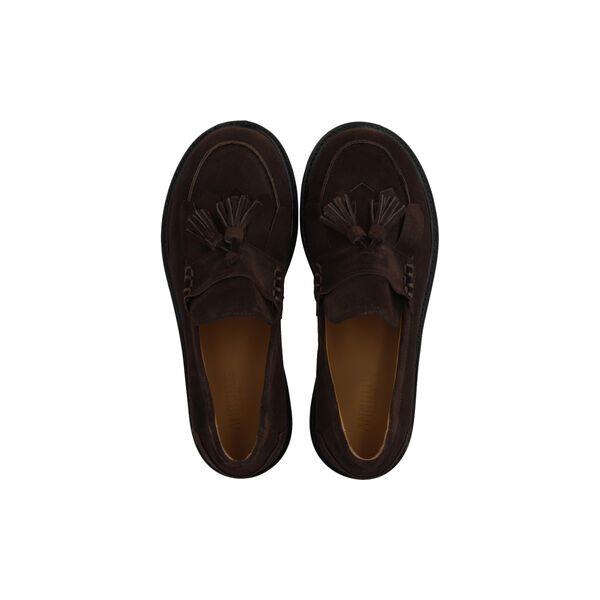 Penny loafer, dark brown, ANGULUS