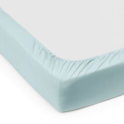 SUPIMA PERCALE lagen til boxmadras, minimal blue, Georg Jensen Damask
