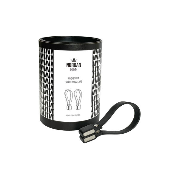 Magnetisk håndklædeholder, black, Nordan Home