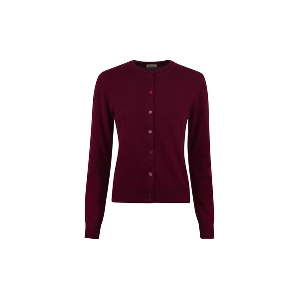 Judith Cardigan Knit, dark red, Stenströms