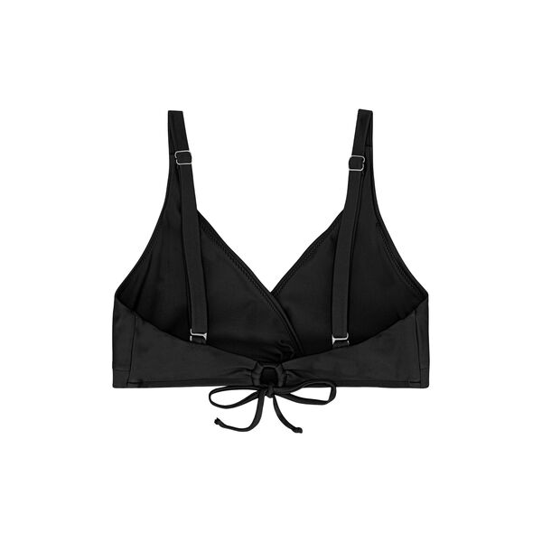 Istana Draped Bikini Top, nero, Cartel Copenhagen