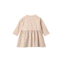 Jersey Dress L/S Sessa, blush flower meadow, Wheat